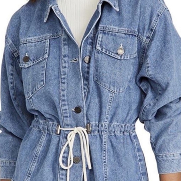 ba&sh Blue Jean Jacket - Picture 2 of 9